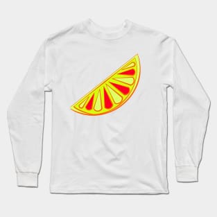 psychedelic lemon Long Sleeve T-Shirt